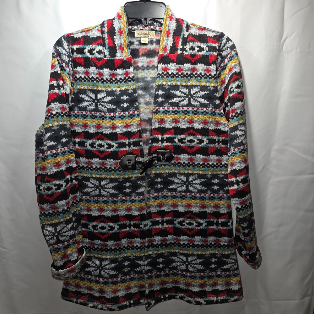 One World Multicolored One Toggle Jacket Large